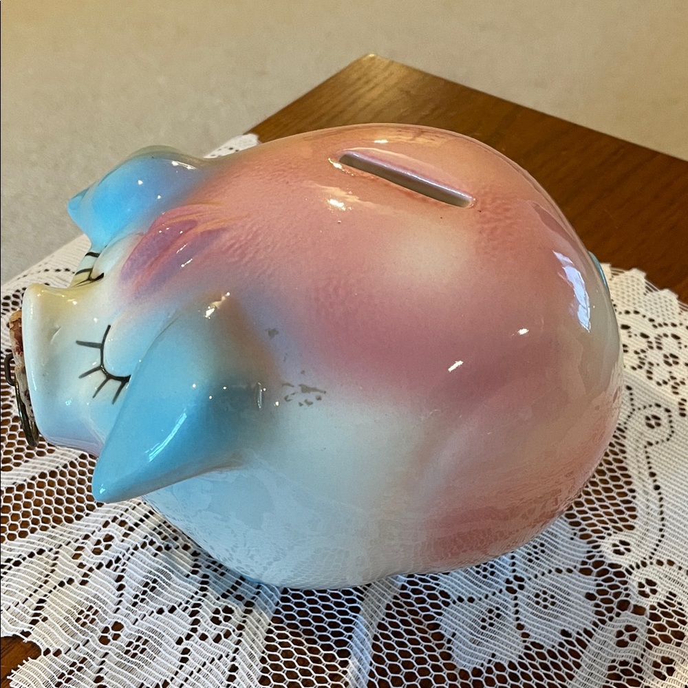 Vintage Corky Pig Piggy Bank 1957 - Picture 2 of 6